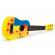 Chitara din lemn pentru copii cu corzi metalice ecotoys yellow