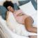 Perna mare 3 in 1 doomoo comfy big tetra almond din bumbac organic