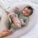 Perna mare 3 in 1 doomoo comfy big tetra almond din bumbac organic