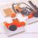 Set 3 puzzle din lemn - vehicule pentru constructii
