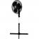 Ventilator cu picior ecg fs 40a negru, 50w, 40cm, 3 viteze, silentios