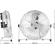 Ventilator de podea ecg ff 45 ventus, 45 cm, 100 w, 3 viteze, otel inoxidabil