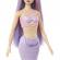 Papusa sirena cu par si coada mov barbie dreamtopia