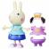 Set figurina si accesorii vestimentare peppa pig iepurasul rebecca 15 cm