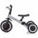 Tricicleta si bicicleta chipolino smarty 2 in 1 grey