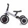 Tricicleta si bicicleta chipolino smarty 2 in 1 grey