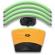 Leagan de gradina nils nb5003 orange/verde,