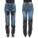 Pantaloni moto femei jeans w-tec bolftyna, xl