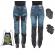 Pantaloni moto femei jeans w-tec bolftyna, xl