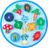 Puzzle peter rabbit™ cu numere, orange tree toys