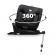 Scaun auto i-size, 40-150 cm, kinderkraft i-360, black