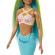 Barbie dreamtropia papusa sirena cu corest galben si coada albastra