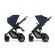 Carucior 3 in 1 kinderkraft prime 2 3in1 mink pro navy
