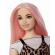 Papusa barbie fashionista cu parul roz