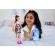 Papusa barbie fashionista satena cu rochie cu imprimeu floral