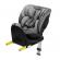 Scaun auto kinderkraft i-fix, i-size 40-150 cm, cool grey