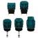 Scaun auto kinderkraft i-fix, i-size 40-150 cm, harbor blue