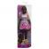 Papusa barbie fashionista  afro-americana cu rochie peach