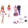 Papusa steffi mega fashion set cu hainute de schimb