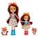 Enchantimals set papusi surori si animalutele lor  felicity fox si flick si feana fox si mixte