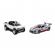 Hot wheels set 2 masinute metalice pull back gmc hummer ev si corvette c8r 1:43
