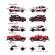 Majorette masinute metalice pachet cadou toyota 5 masini