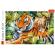 Puzzle trefl 1500 tigri bengalezi in padurea tropicala