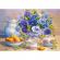 Puzzle trefl 1000 buchet albastru