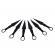 Set briceag fluture  si sase cutite de aruncat, black fury, ideallstore®, otel inoxidabil, teaca inclusa