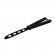 Set briceag fluture , rozeta si 6 cutite de aruncat , ideallstore® ,otel inoxidabil,negru