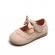 Pantofi roz pudra cu volanas si fundita (marime disponibila: marimea 21)