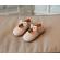 Pantofi roz pudra cu volanas si fundita (marime disponibila: marimea 21)