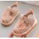 Sandalute roz cu piuitoare - fluturas (marime disponibila: 9-12 luni (marimea