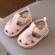 Sandalute roz cu piuitoare - fluturas (marime disponibila: marimea 22)