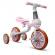 Bicicleta copii cu roti ajutatoare ecotoys lc-v1311 - roz