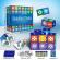 Joc interactive matching master cu cuburi si carti, asociere simboluri si culori pentru copii
