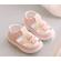 Sandalute roz cu ivoire pentru fetite - bebe (marime disponibila: marimea 22)