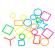 Set, 300 betisoare, jucarie, betisoare interactive, multicolor, model simplu