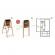 Tabla educationala cu doua fete si accesorii ricokids rk-803, 66 x 45 x 32 cm, natur