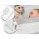 Bariera de protectie pentru pat 180 x 35 x 42 cm nukido 722400 - gri