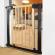 Poarta siguranta 76-104 cm nukido - metal + lemn