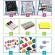 Tabla educationala cu doua fete si accesorii ricokids rk-800, 101 x 54 x 55 cm, albastru