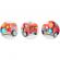 Antemergator din lemn tip masina de pompieri si diverse activitati, 48 x 27.5 x 40.5 cm, ricokids