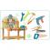 Atelier de lucru din lemn cu accesorii incluse, 60 x 30 x 75.5 cm, ricokids