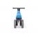 Bicicleta fara pedale cu cosulet pentru ghidon funny wheels rider sport 2 in 1 albastru/negru