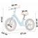 Bicicleta fara pedale pentru copii, 87 x 39 x 54 cm, roti eva, light flee nukido nk-604 - albastru