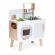 Bucatarie din lemn pentru copii cu accesorii, 58 x 29 x 73 cm, ecotoys
