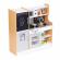 Bucatarie din lemn pentru copii cu accesorii, 90.3 x 31 x 90 cm, ecotoys