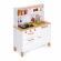 Bucatarie mare din lemn pentru copii cu accesorii, 70 x 30 x 93.5 cm, ecotoys