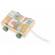 Carucior din lemn cu blocuri din lemn incluse, 20.5 x 17.5 x 6 cm, nukido